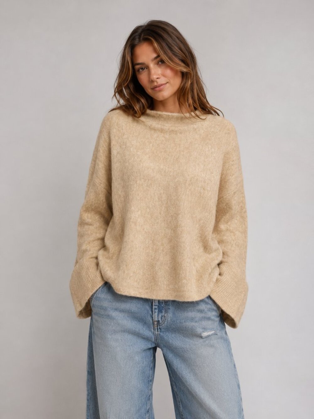 3.1 Phillip Lim Wool Blend Bell Sleeve Sweater Size Medium